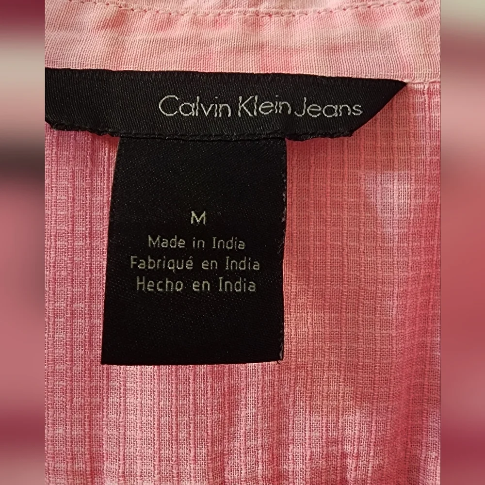 Pink‎ Button-Up Shirt
